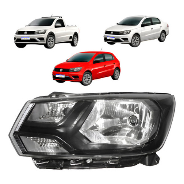 Farol Gol Voyage G8 E Saveiro Robust 2019 2020 2021 2022 L.e Esquerdo Farol Gol Voyage G8 E Saveiro Robust 2019 2020 2021 2022 L.e Esquerdo