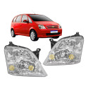 Farol Meriva Cromado 2003 2004 2005 2006 2007 2008 2009 A 12