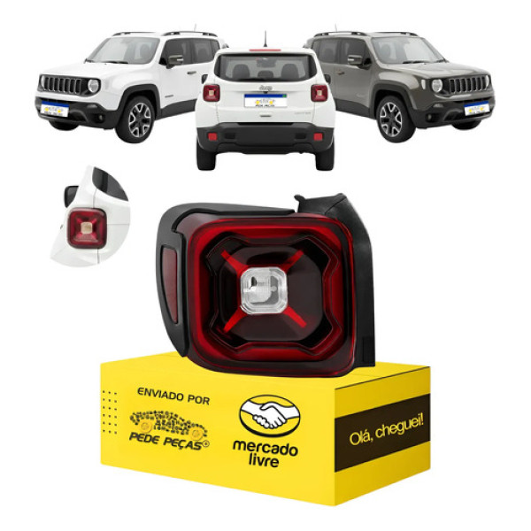 Lanterna Esquerda Jeep Renegade 2020 2021 C/led Esquerdo/motorista