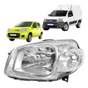 Farol Fiat Uno Vivace Fiorino 2012 2013 2014 15 Cromado L.e