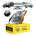 Farol Nissan Sentra 2010 A 2013 S Sl Se Cromado Novo Le Esquerdo/motorista