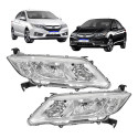 Par Farol Honda City 2015 2016 2017 Cromado Novo