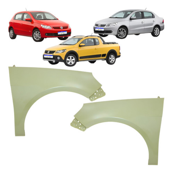 Paralama Gol Voyage Saveiro G5 2009 2010 2011 2012 2013 Novo