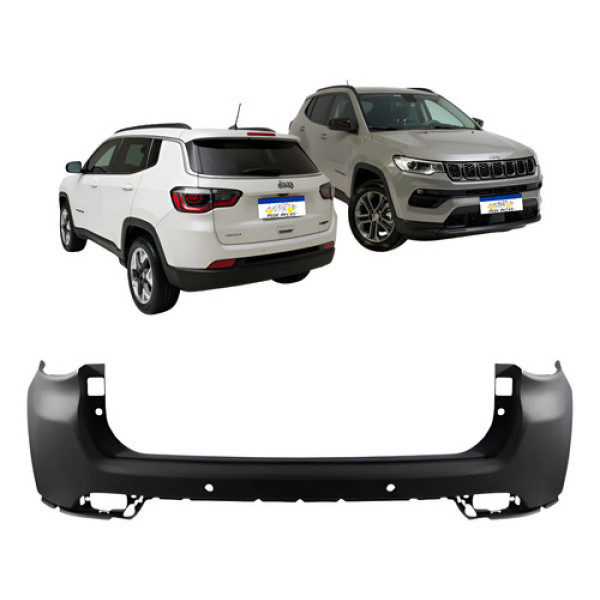 Parachoque Traseiro Furo Sensor Jeep Compass 2017 A 2025