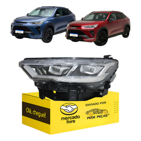 Farol Sinaleira Gwm Haval H6 Gt 2024 2025 2026 Full Led L.e Esquerdo/motorista