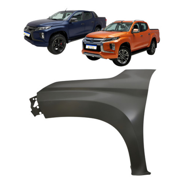 Paralama Mitsubishi L200 Triton 2022 2023 Sem Furo Le Novo
