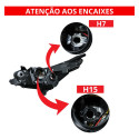 Par Farol Fiat Argo Com Led 2024 A 2026 Sinaleira H15 Novo Ambos Lados
