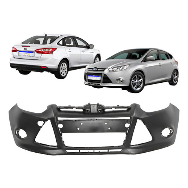 Parachoque Dianteiro Ford Focus 2014 2015 Novo Preto