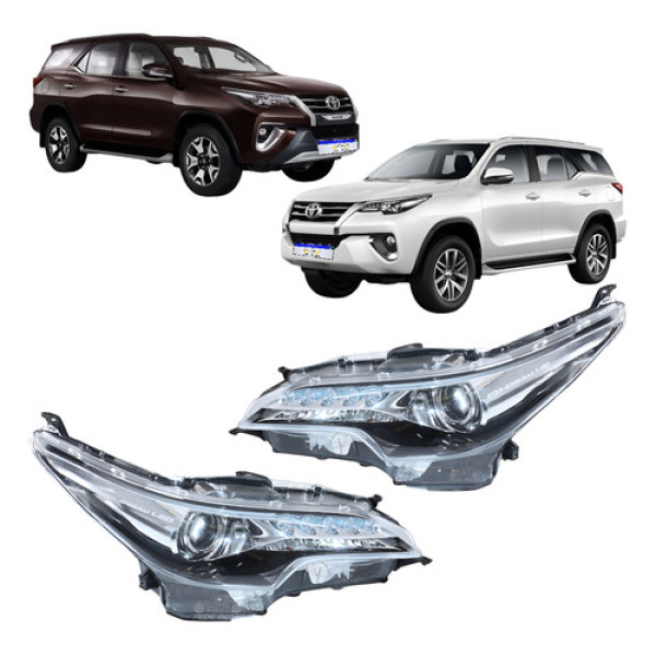 Farol Toyota Sw4 2016 2017 2018 2019 2020 Com Led Elétrico