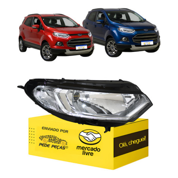 Farol Sinaleira Ecosport 2013 2014 2015 2016 2017 C/led L.d Direito/passageiro