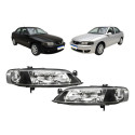 Par Farol Mascara Negra Manual Chevrolet Vectra 1999 A 2005 Ambos Lados