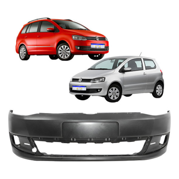 Parachoque Dianteiro Fox Spacefox 2011 2012 2013 2014 Novo - Preto