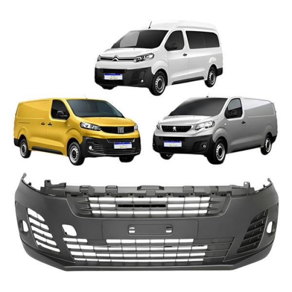 Parachoque Expert Jumpy Scudo 2018 A 2022 2023 2024 2025 Preto