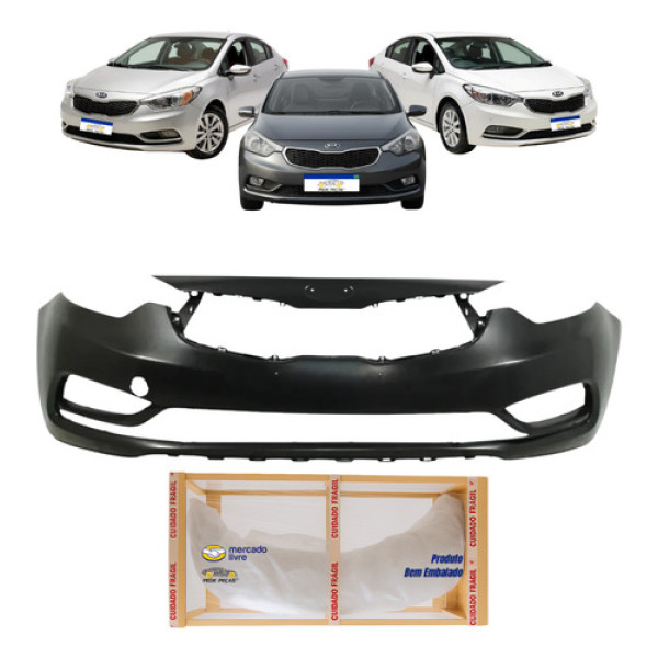 Parachoque Dianteiro Cerato 2014 2015 2016 Sx Sx3 Novo Preto