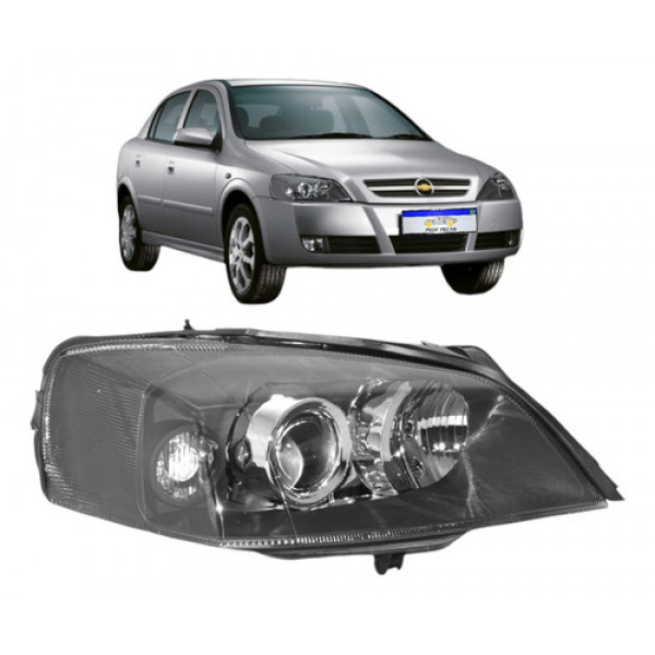 Farol Astra Mascara Negra 2005 2006 2007 2008 A 2011 Ld