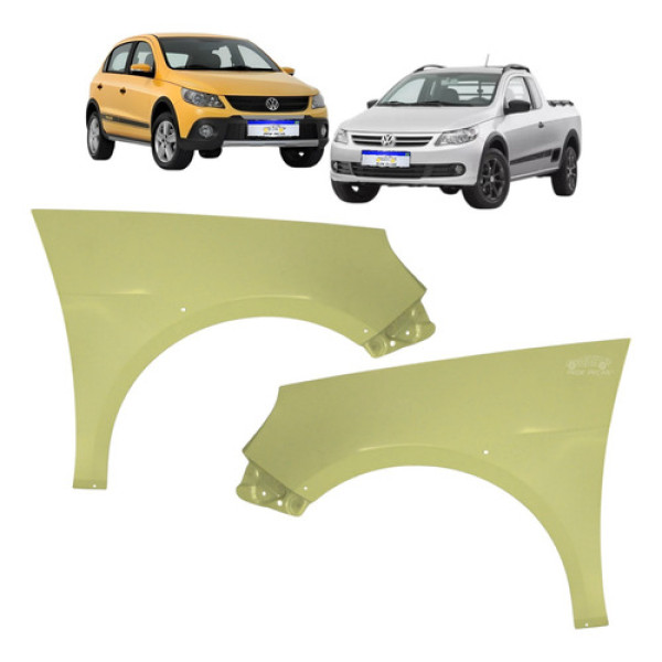 Paralama Volkswagen Gol Rallye G5 2010 A 2013 Com Furo