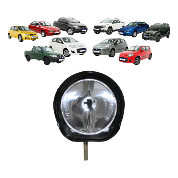 Farol Milha Marea Stilo Doblo Uno Palio Punto Strada L.d Cristal