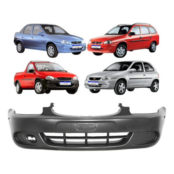 Parachoque Gm Corsa Classic 2000 2001 2002 2003 A 2010 Novo Preto