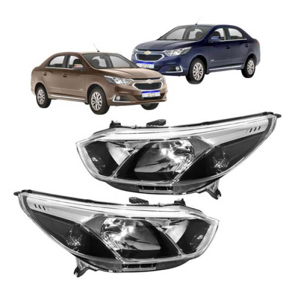 Farol Chevrolet Cobalt Lt Ltz Elite 2016 2017 A 2020 Novo