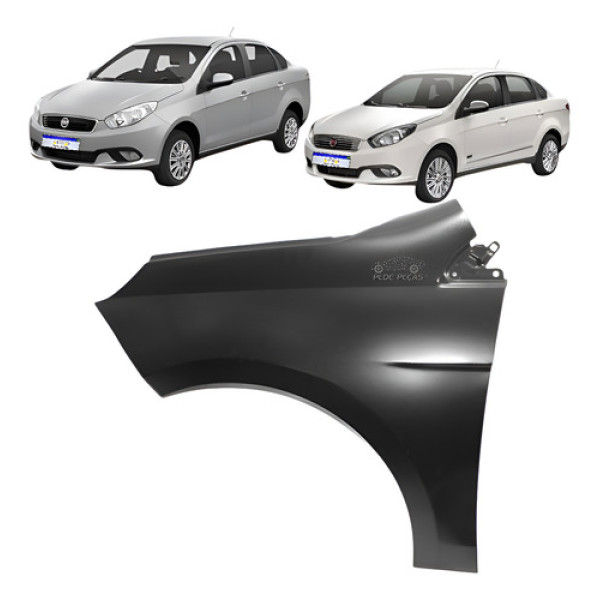 Paralama Fiat Grand Siena 2012 2013 2014 2015 A 2021 Novo Le