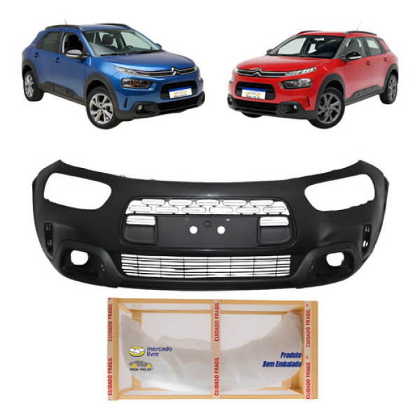 Parachoque C4 Cactus 2018 2019 2020 2021 2022 2023 2024 Preto