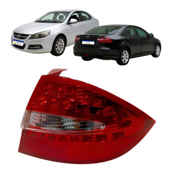Sinaleira Traseira Direita Jac J5 2013 Com Lampadas Direito/passageiro Direito