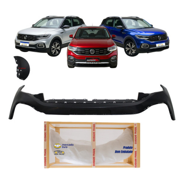 Parachoque Tcross 2020 2021 2022 2023 2024 Highline C/sensor Preto