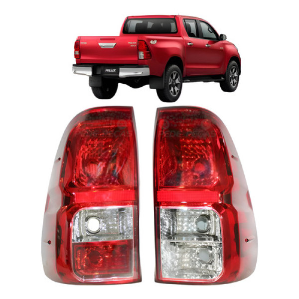 Par Lanterna Toyota Hilux 2017 2018 2019 2020 2021 A 24 Nova Ambos Lados