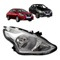 Farol Nissan Versa 2015 2016 A 2021 Manual Cromado Novo Ld