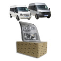Farol Cromado Elétrico Ford Transit 2009 2010 A 2014 Novo Direito/passageiro