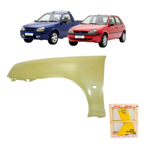 Paralama Esquerdo Ford Fiesta Courier 2000 A 10 11 12 2013