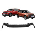 Parachoque Volkswagen T-cross 2019 A 2024 C/furo Sensor Novo