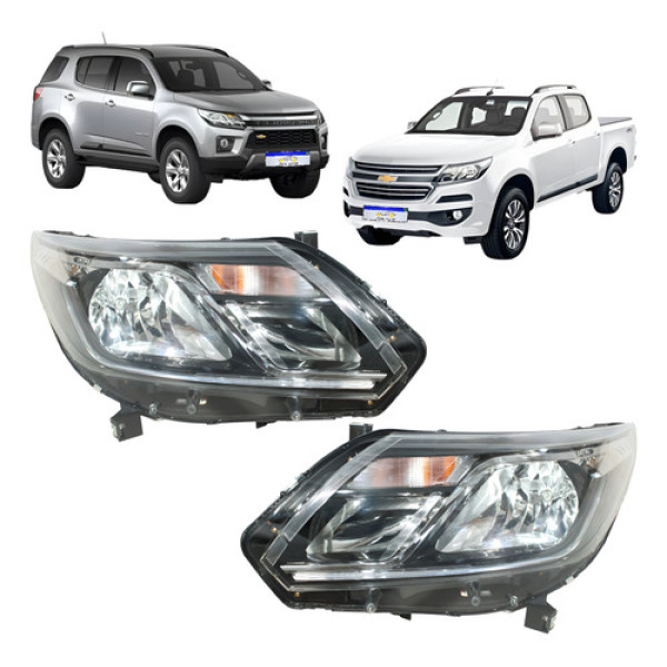 Farol S10 Trailblazer 2017 2018 2019 2020 A 2023 C/led Par