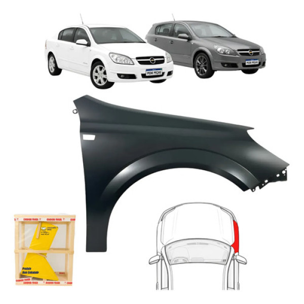 Paralama Gm Vectra 2006 2007 2008 2009 Elegance Ld