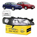 Farol Chevrolet Vectra 1999 A 2005 Manual Mascara Negra