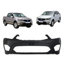 Parachoque Dianteiro Furo Milha Ssangyong Actyon 2013 A 2018 Preto