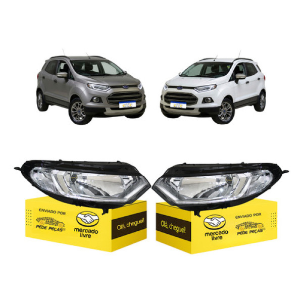 Par Farol Sinaleira Ecosport 2013 2014 2015 2016 2017 C/led Ambos Lados