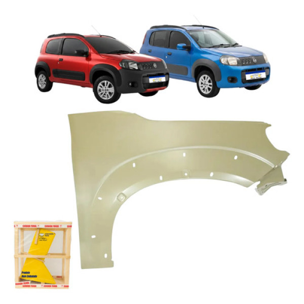 Paralama Fiat Uno Evo Way 2011 2012 A 2014 Novo Ld