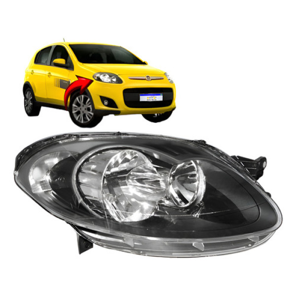 Farol Fiat Palio 2012 2013 2014 2015 2016 2017 2018 Novo L.d Direito Farol Fiat Palio 2012 2013 2014 2015 2016 2017 2018 Novo L.d Direito