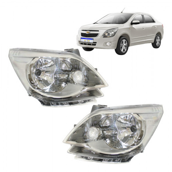 Par Farol Chevrolet Cobalt 2012 2013 2014 2015 Cromomix