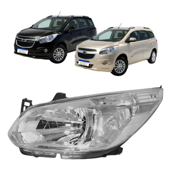Farol Chevrolet Spin 2012 2013 A 2018 Eletrico Esquerdo Novo