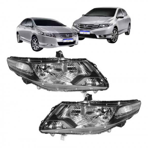 Par Farol Honda City 2009 2010 2011 2012 2013 2014 Novo