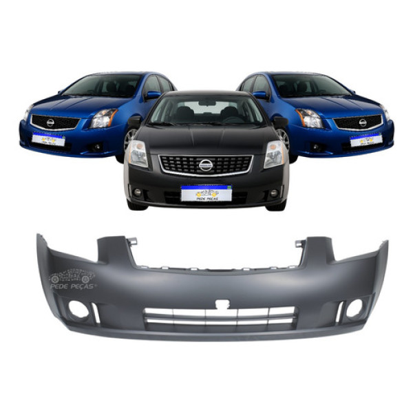 Para-choque Dianteiro Nissan Sentra Com Furo 2007 A 2009