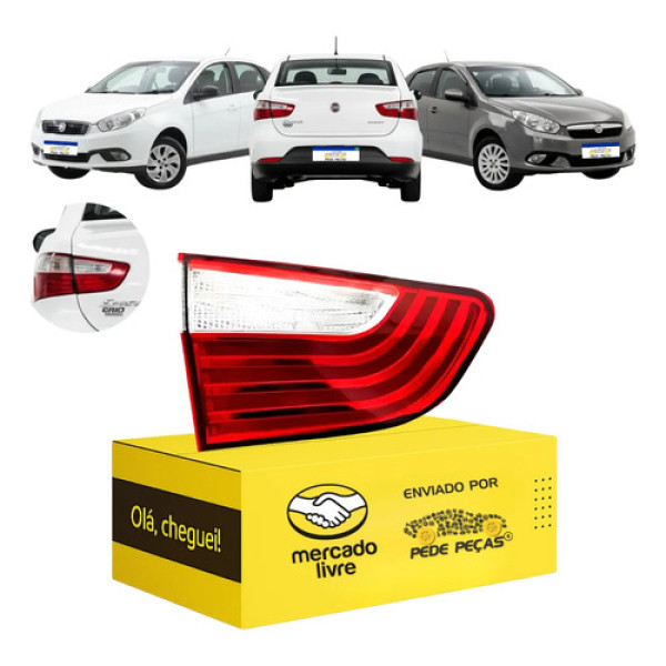 Lanterna Grand Siena Tampa 2012 2013 2014 2015 2016 A 21 L.e Esquerdo Vermelho