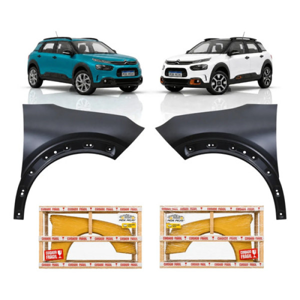 Par Paralama Citroen C4 Cactus 2018 A 2024 Live Feel Shine