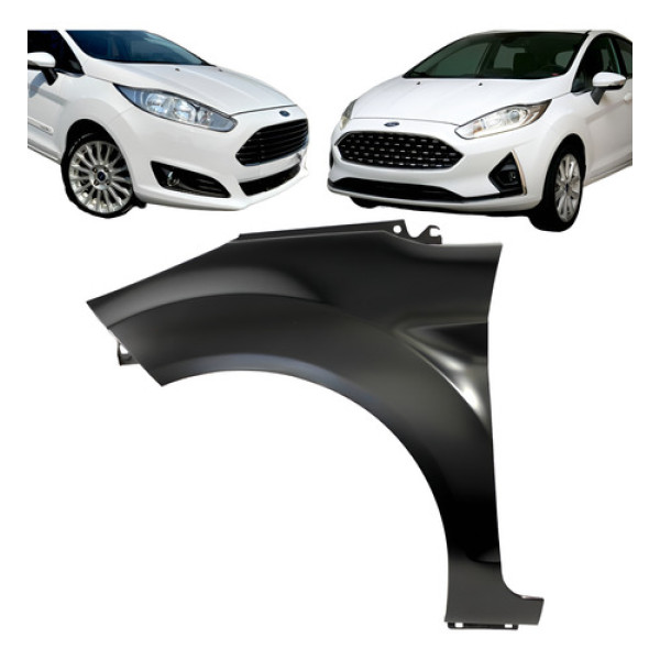 Paralama Ford New Fiesta 2014 2015 2016 A 2019 Lado Esquerdo - - Esquerdo Motorista