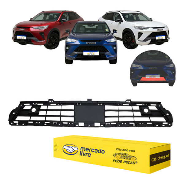 Grade Inferior Gwm Haval H6 Gt 2023 2024 2025 2026 Preto
