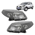 Par Farol Renault Sandero 2008 2009 2010 2011 M.cinza Novo Direito
