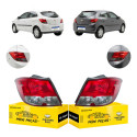 Par Sinaleira Traseira Gm Onix 2012 A 2016 Lt Ltz Ls Fumê Ambos Lados Vermelho