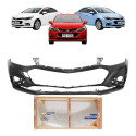 Parachoque Dianteiro Gm Cruze Sedan 2017 2018 2019 Preto Liso Para Pintura